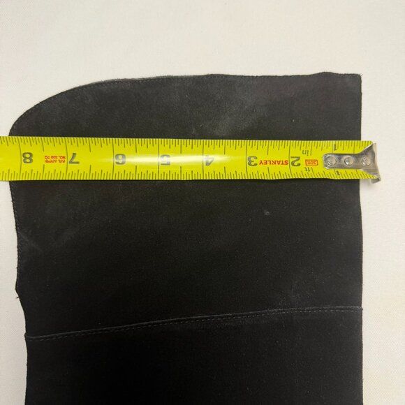 J.Crew Sadie Boots Womens Size 6.5M Black Suede Over-the-knee Heeled Western - Picture 11 of 15